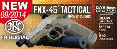 Airsoft GBB FN FNX-45® Tactical GBB GAS (Ref : 200503 )