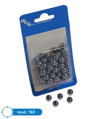 Stalen kogeltjes Megaline 6,3mm (100stuks)