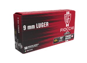 FIOCCHI 9mm FMJ 124 grs (50 stuks)
