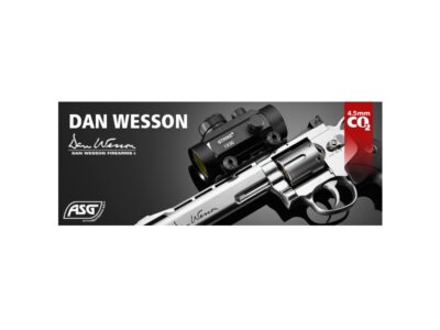 CO2 Airgun Revolver DAN WESSON 6" SILVER 4,5 BBS