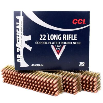 Kogelmunitie CCI AR Tactical Solid Copper Plated Round Nose (300 rd Box)