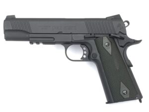 Cybergun Colt 1911 Rail Gun Black Matt Full Metal is een Co2 airsoft