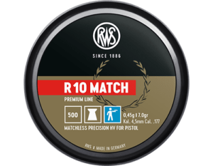 RWS R10 Match Pistool 4.5mm, 45 g