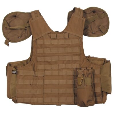 Vest Combat Modular, coyote, bags and pouches, quick remove