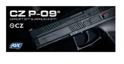 Airsoft GBB CZ P-09 incl case