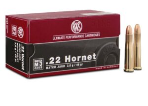 .22 Hornet, Match-Jagd 46 grs.