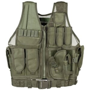 Tactical vest USMC met gordel en holster oliv