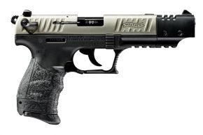 Walther P22Q D Target 5" Nickel .22LR