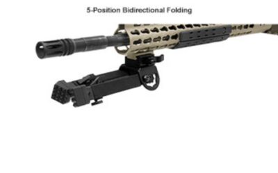 UTG Rubber Armored Full Metal QD Bipod 152-215mm