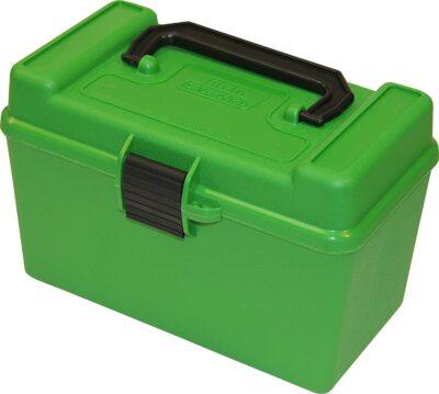 MTM Deluxe Ammo Box 50 RoundsH50-RM-10 - Deluxe Ammo Box 50 Round Handle 22-250 243 308