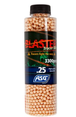 Blaster Tracer 0,25g Airsoft BB in Red color-3300 pcs