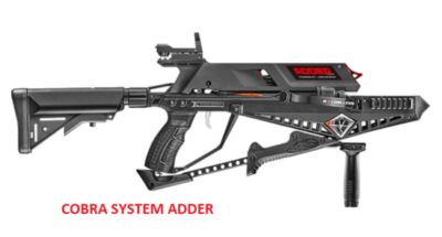 Kruisboog COBRA SYSTEM ADDER EK Archery, met een magazijn voor 5 pijlen