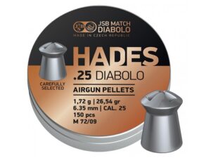 JSB Hades 6,35mm Pellets (150 stuks)