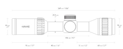 Hawke Airmax 2-7×32 AO AMX