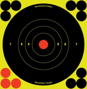 Birchwood Casey Shoot•N•C 8 Inch Bull's-Eye, 6 Targets - 72 pastilles