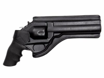 ASG Belt holster, Leather, For DW 715 6"- 8" Revolver, black