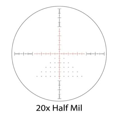 8-32x56 Hawke Sidewinder 30 SF: 20xHalf Mil