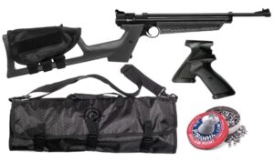 Drifter KIT 5,5mm / Pomppistool - Geweer / incl Pellets + Schouderkolf + Rol Out Bag