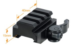 UTG 3-Slot QD Hendel Montage Adapter en Riser Medium