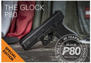 9mm GLOCK P80 40TH ANNIVER- SARY speciale editie