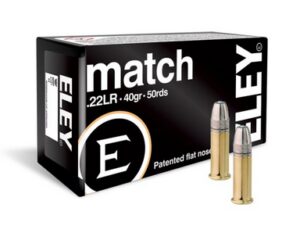 .22LR Eley Match 40gr (50 stuks)