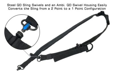 UTG BOLLA 2 to 1 Point QD Conversion Sling