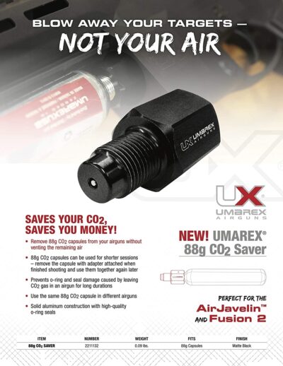 UMAREX 88g C02 Saver Adapter