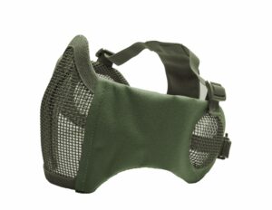 ASG Metaalgaasmasker met wangkussens en gehoorbescherming, OD Green