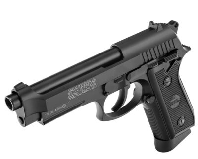 Cybergun Swiss Arms P92 Blowback Steel BB Airgun black