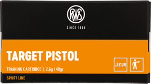 .22LR RWS Target Pistol 40 Grain (50 stuks)