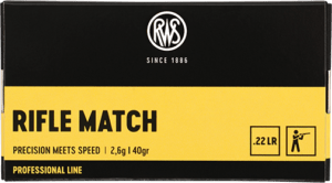 .22LR RWS Rifle Match (50 stuks)