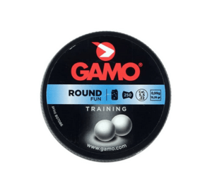 De Gamo Round 5.5mm is een rond luchtbuks kogeltje. De kogeltjes zijn van lood en ideaal om mee te plinken. Direct leverbaar. kopen bij vnwetteren is kopen met advies & garantie