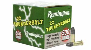 Remington Thunderbolt .22LR 40GR High Velocity Bulck vuurwapenmunitie