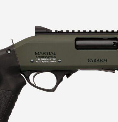 FABARM CAL12 MARTIAL O.D. GREEN 14’’ PUMP SHOTGUN 6 SHOTS