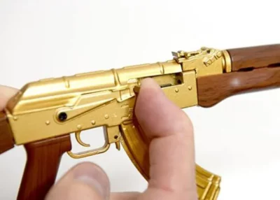 miniature goatguns mini ak47 gold