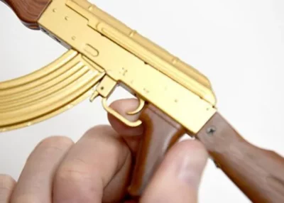 miniature goatguns mini ak47 gold