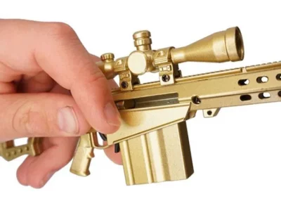 miniature goatguns mini barrett 82a1 .50 gold