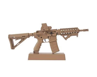 AR15 coyote miniature toy