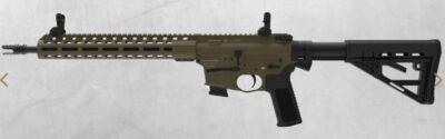 9mm Schmeisser AR15-9 M4FL M-LOK OD Green