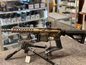 Schmeisser AR 15-9 S4F Dynamic PCC M-LOK 10,5" Bronze 9mm + Falke CMS