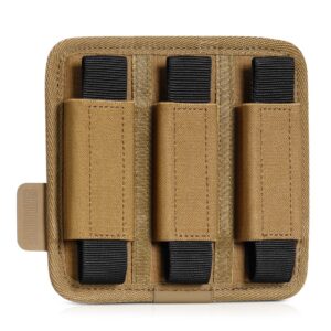 Pistol Mag Holder Met Hook Backing (Tan)