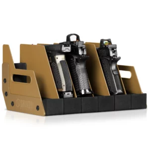 Savior Pistol Rack - 6 Slots pistoolhouder Tan