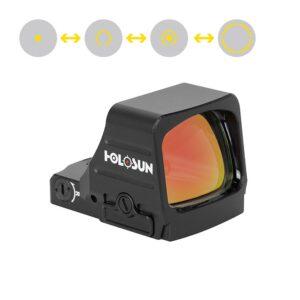 Holosun HS507COMP-GD Open Reflex Red Dot Vizier
