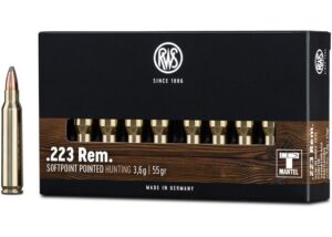 De RWS .223 Rem TMS SP 55 grain is een geweldige patroon met optimale accuraatheid 2116472