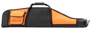 Country Saddlery Oranje/zwarte Cordura-geweerhuls met rand