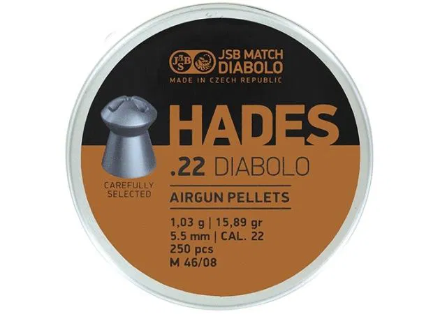 JSB Hades 5.5 mm (.22) 15.89 grain 250 Pellets